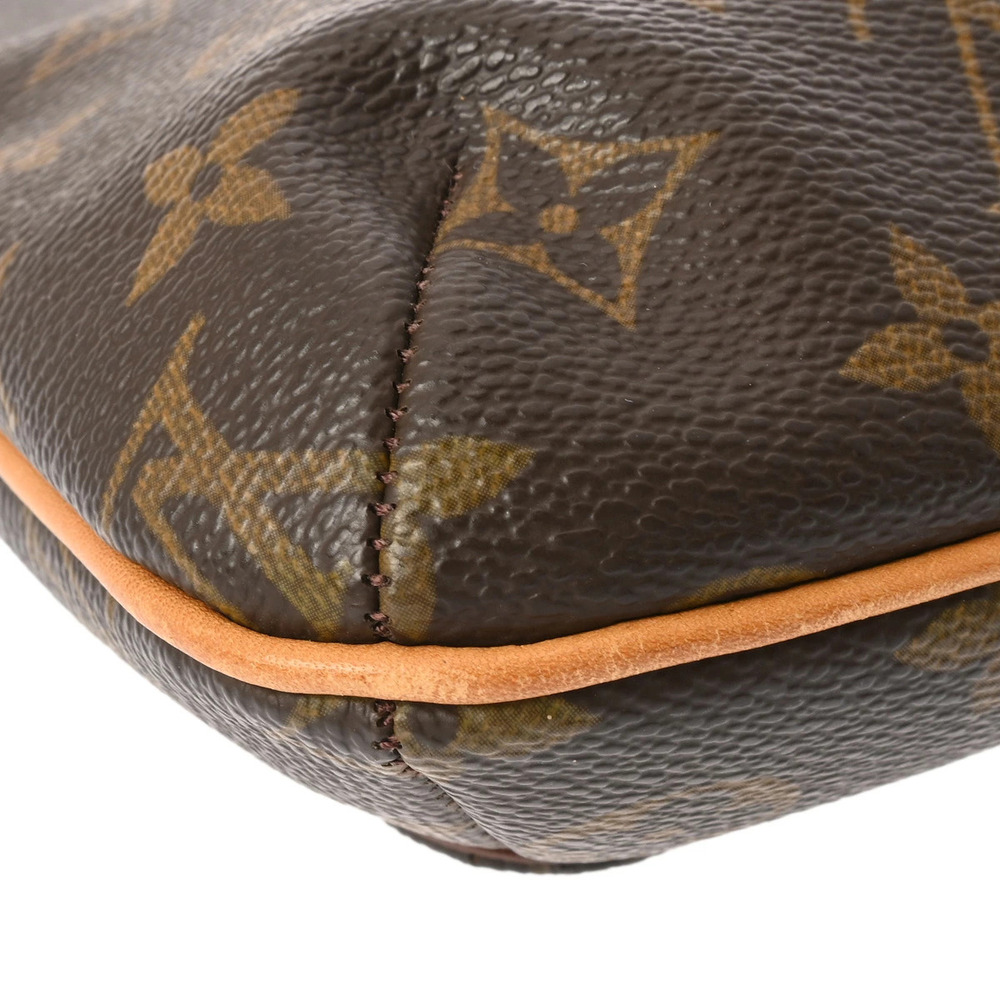 Louis Vuitton Short Salsa Musette Brown Monogram Canvas Bag Shoulder - Picture 8 of 9